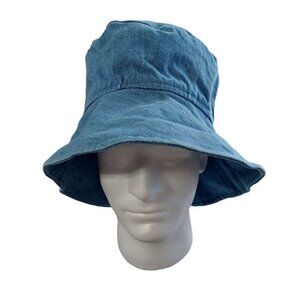Ruby Ware Light Wash Denim Jean Bucket Hat